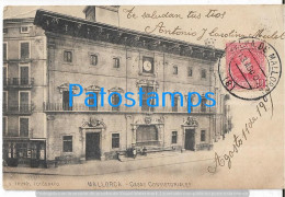 229700 SPAIN ESPAÑA PALMA DE MALLORCA CASAS CONSISTORIALES CIRCULATED TO ARGENTINA POSTAL POSTCARD - Sonstige & Ohne Zuordnung