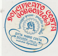 G G 524  ETIQUETTE DE FROMAGE     DITTA MARIO COSTA  NOVARA  ITALIE - Kaas