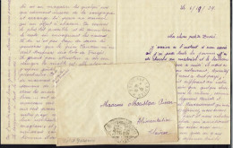 Fr. Lettre à Destination De Clairac. Contrôle Postal Militaire OB255. Cachet Poste Aux Armées 6-10-1939. B/TB. - 2. Weltkrieg 1939-1945