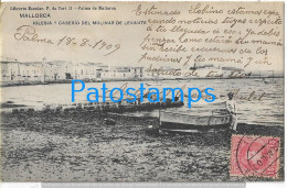 229701 SPAIN ESPAÑA PALMA DE MALLORCA IGLESIA Y CASERIO DEL MOLINAR DE LEVANTE CIRCULATED TO ARGENTINA POSTAL POSTCARD - Sonstige & Ohne Zuordnung