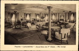 CPA Paquebot Lafayette, CGT French Line, Grand Salon Des 1res Classes, Lounge - Autres & Non Classés