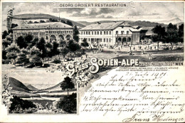Oostenrijk - Austria - Neuwaldegg - Sofien-Alpe - Litho - 1901 - Other & Unclassified