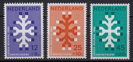 Niederlande  Mi. 923-925 Postfrisch 20 Jahre Königin- Wilhelmina Fonds 1969 (80067 - Sonstige & Ohne Zuordnung