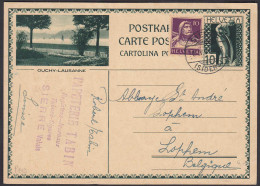 Schweiz - Switzerland 10 R.Ganzsache OUCHY-LAUSANNE 1931  (23847 - Autres - Europe
