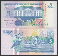 SURINAM - SURINAME 5 Gulden 1991 UNC (1) Pick 136a    (26472 - Sonstige – Amerika