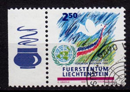 Liechtenstein Mi.1015 Used Beitritt Zur UNO - Accession To The UNO  1991 (c125 - Autres & Non Classés
