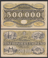 Karlsruhe 500- Tausend Mark 1923 Notgeld Gutschein Starnote  (26990 - Andere & Zonder Classificatie