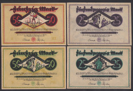 Dortmund 4 Stück Notgeld 1922 Ca. VF+ (3+)  ( 25835 - Sonstige & Ohne Zuordnung