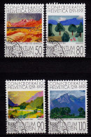 Liechtenstein Mi.1016-19 Used Gemälde Schweizer Künstler 1991    (c127 - Andere & Zonder Classificatie