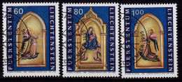 Liechtenstein Mi.1120-22 Used Weihnachten Christmas 1995    (c135 - Autres & Non Classés