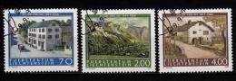 Liechtenstein Mi.1212-14 Used Einheimische Maler 1999    (c138 - Sonstige & Ohne Zuordnung