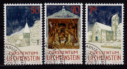 Liechtenstein Mi.1050-52 Used Weihnachten Christmas 1992    (c143 - Andere & Zonder Classificatie