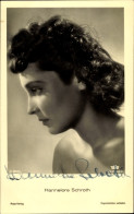 CPA Schauspielerin Hannelore Schroth, Portrait, Ross A 2857 1, Autogramm - Acteurs