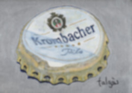 J6-110 Litografía Cerveza Krombacher Germany. The Jaded Collection. - Publicité
