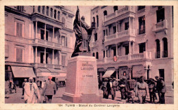 N°3980 W -cpa Tunis -statue Du Cardinal Lavigerie- - Tunisia