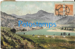 229704 RUSSIA SIBERIA ORIENTAL VIEW PARTIAL CIRCULATED TO ARGENTINA POSTAL POSTCARD - Russie
