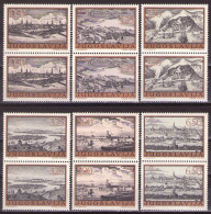 Yugoslavia 1973 - Old Engravings Of Yugoslav Towns - Mi 1499-1504 - MNH**VF - Unused Stamps