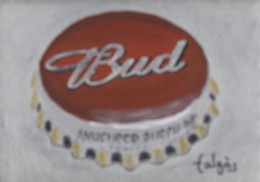 J6-112 Litografía Cerveza Budweiser  United States. The Jaded Collection. - Advertising