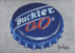 J6-113 Litografía Cerveza Buckler Netherlands. The Jaded Collection. - Advertising