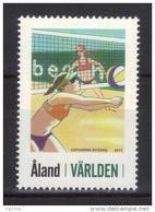 Aland 2011 N°349 Neuf Timbre Personnalisé Sport Beach Volley - Aland