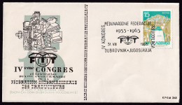 .Yugoslavia, 1963-08-31, Croatia, Dubrovnik, Congress Of The International Federation Of Translators, Special Postmark & - Andere & Zonder Classificatie