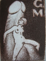 Costante Costantini Italy Exlibris Erotic Nude Bookplate Etching Print - Bookplates