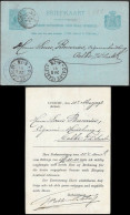 Netherlands Postal Stationery Card 1893. Royal Tobacco Factory Ribbius Peletier - Brieven En Documenten