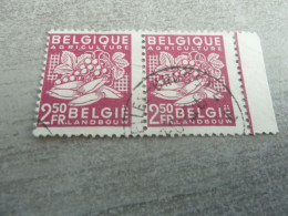 Belgique - Landbouw - 2f.50 - Lilas - Double Oblitérés - Année 1948 - - Usados