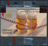 Télécartes France - Publiques N° Phonecote F91 - Kronenbourg (120U - NSB) - 1989