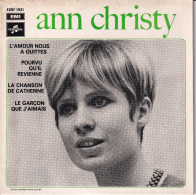 ANN CHRISTY - FR EP - L'AMOUR NOUS A QUITTES + 3 - Autres - Musique Française