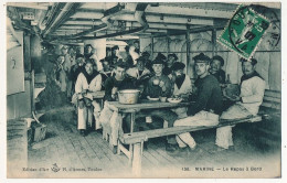 CPA - MARINE - Le Repas à Bord - Toulon 1907 - Guerre
