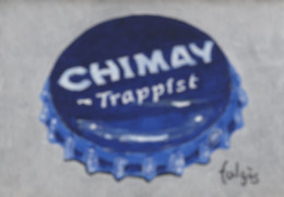 J6-123 Litografía Cerveza Chimay Belgium. The Jaded Collection. - Advertising