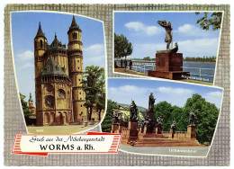 WORMS AM RHEIN - Gruss Aus Der Nibelungenstadt - Other & Unclassified