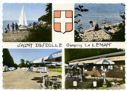 Carte Multivues - SAINT DISDILLE - Camping "Le LEMAN" - Thonon-les-Bains