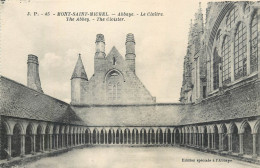 Postcard France Mont Saint Michel Abbaye - Autres & Non Classés
