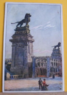 (ART4) WIEN - VIENNA - RUDOLPH KONOPA - CANALE DEL DANUBIO - CHIUSA DI NUSSDORF - WIEN DONAUBRUCKE BEI NUSSDORF - NVG - Malerei & Gemälde