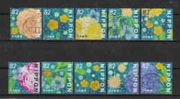 Japan 2018 Daily Life Flowers Y.T. 8757/8766 (0) - Used Stamps