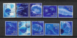 Japan 2018 Sea Life Y.T. 8787/8796 (0) - Used Stamps