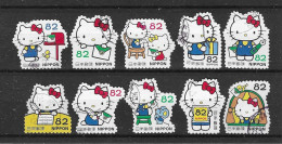 Japan 2018 Hello Kitty Y.T. 8715/8724 (0) - Used Stamps