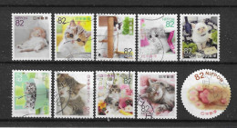 Japan 2018 Cat Y.T. 8606/8615 (0) - Used Stamps