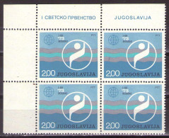 Yugoslavia 1973 - 1st World Aquatic Championships In Belgrade - Mi 1518 - MNH**VF - Unused Stamps