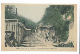 CPA Fabrique De Blanc D'Espagne - La Rue Des Chèvres - Sens(71) - Autres & Non Classés