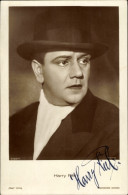 CPA Schauspieler Harry Piel, Portrait, Hut, Autogramm - Acteurs