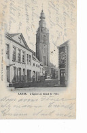 Leuze  En Hainaut  L'Eglise Et L'Hotel De Ville - Leuze-en-Hainaut