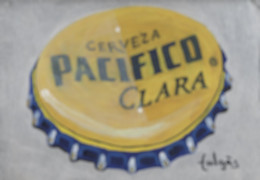 J6-133 Litografía Cerveza Pacifico Clara México. The Jaded Collection. - Werbepostkarten