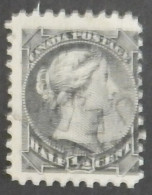 CANADA YT 27 OBLITERE "REINE VICTORIA"  ANNEES 1868/1890 - Usati