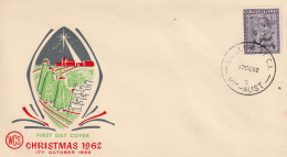 Australië 1962, FDC Unused, Christmas - Ersttagsbelege (FDC)