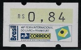 Brazil 1994 Automat Stamp Machine Franking Label 46th International Book Fair In Frankfurt Mint Flag - Ongebruikt