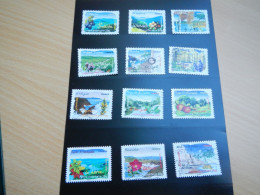 Série De 12 Timbres Autoadhésifs Oblitérés France, N°291 à 302 , Année 2009 - Used Stamps