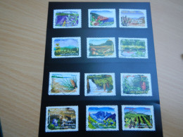 Série De 12 Timbres Autoadhésifs Oblitérés France, N°303 à 314 , Année 2009 - Used Stamps